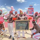 HowdyDance dancers with a birthday greeting